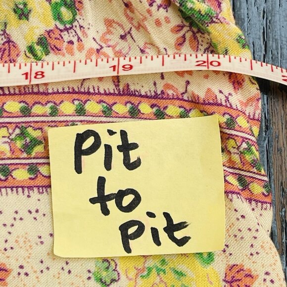 Anthropologie Maeve Peasant Blouse Womens Medium Ceresco Summer Floral Boho - Picture 10 of 12